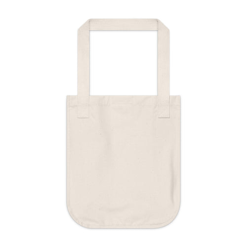 Beige tote bag on a white background